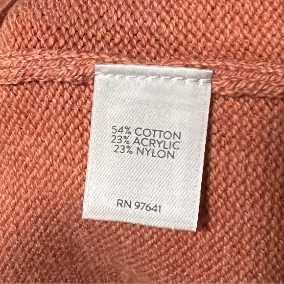 🆕 J. Jill Soft Red Clay Heather Pure Jill Drawstring-Waist Sweater Dress - Picture 9 of 9